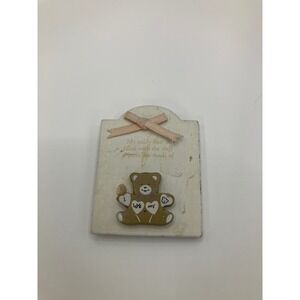 Cute Teddy Bear Magnet "My Teddy Bear is Filled With Dreams"
